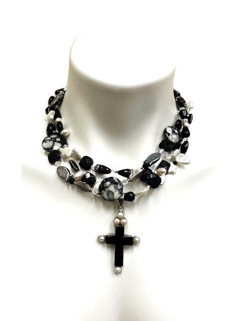 Three Strand Belt, Necklace and Bracelet - All in One.