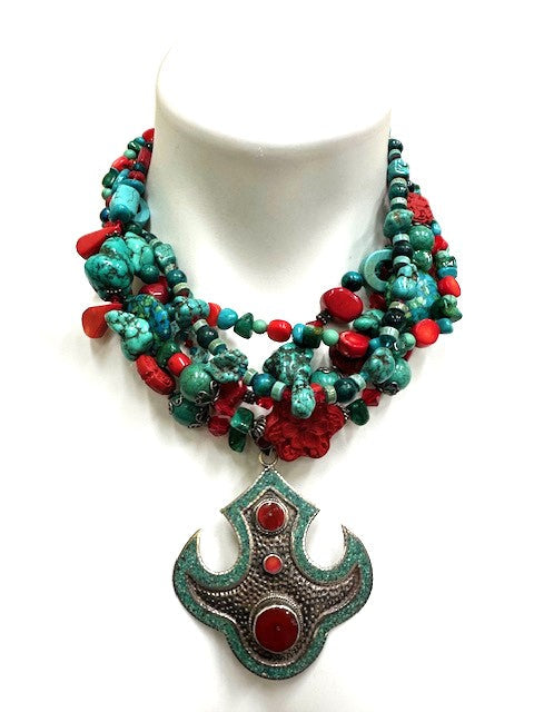 Five Strand Belt, Necklace and Bracelet - All in One.