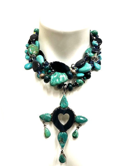 Five Strand Belt, Necklace and Bracelet - All in One.