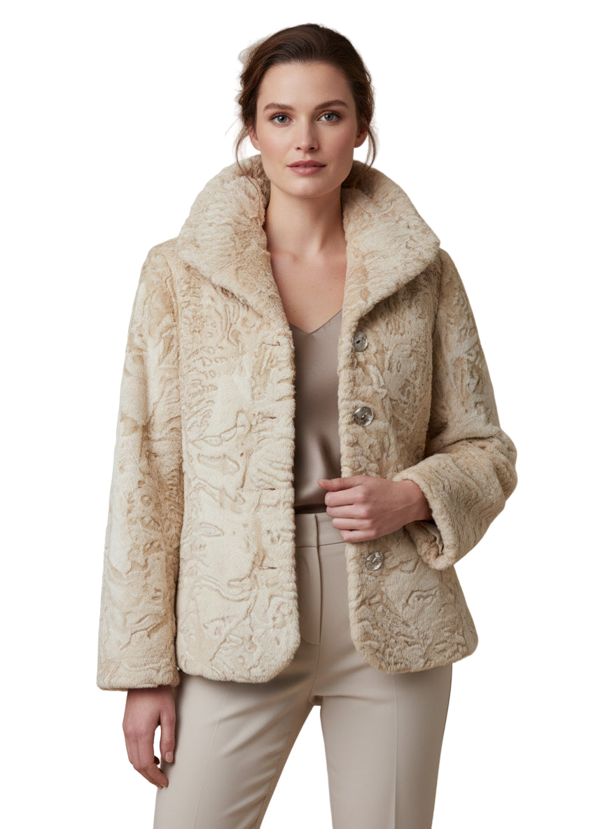 Dyed Persian Lamb Jacket