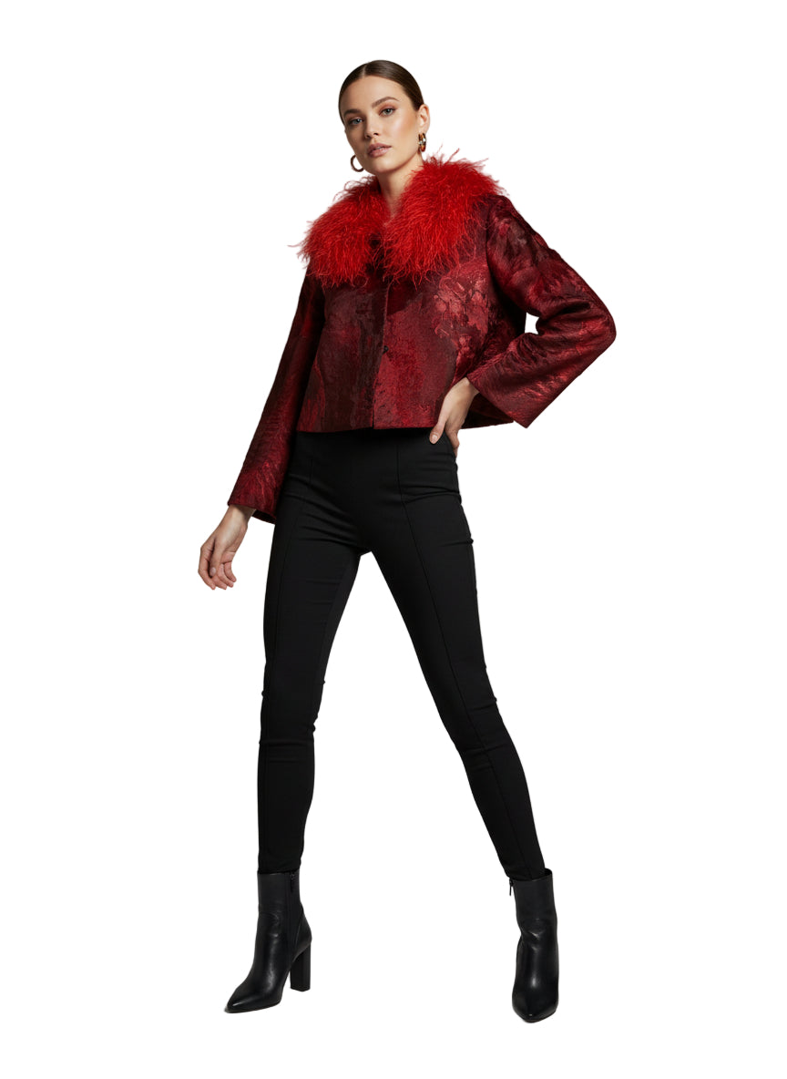 Dyed Broadtail with Mongolian Lamb