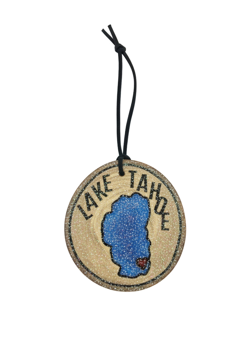 Ornaments - Wood Disc Lake Tahoe