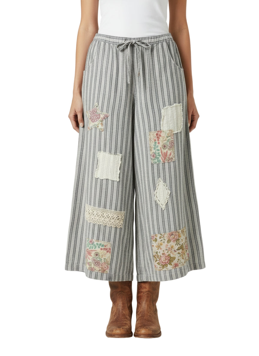 Lined Up Trouser Pants