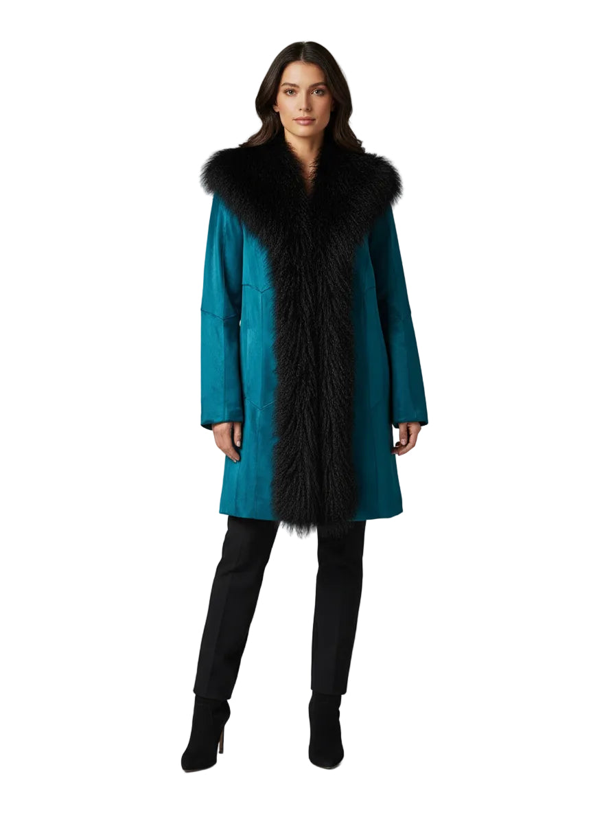 Cross Goat Stroller with Tibetan Lamb