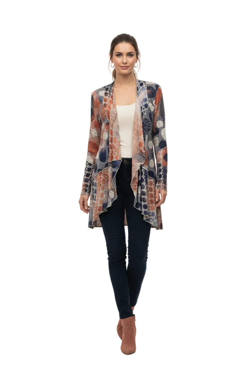 Open Front Cardigan Top