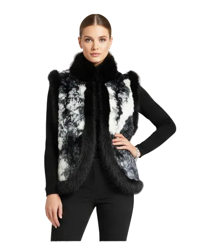 Adore Short Open Front Faux Fur Vest