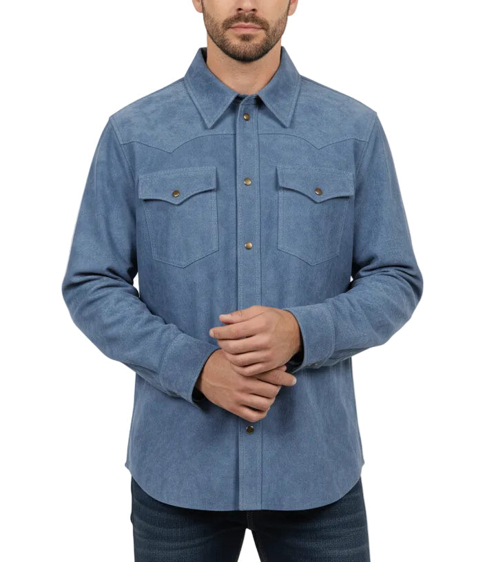 Artico - Men's Leather Shirt Jacket