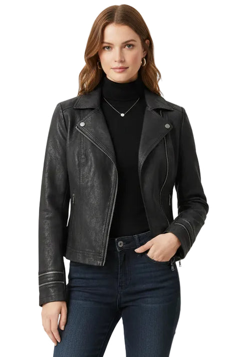 Vintage Faux Leather Jacket