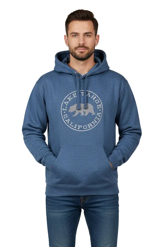 Full Zip Hoodie Lake Tahoe with Bear