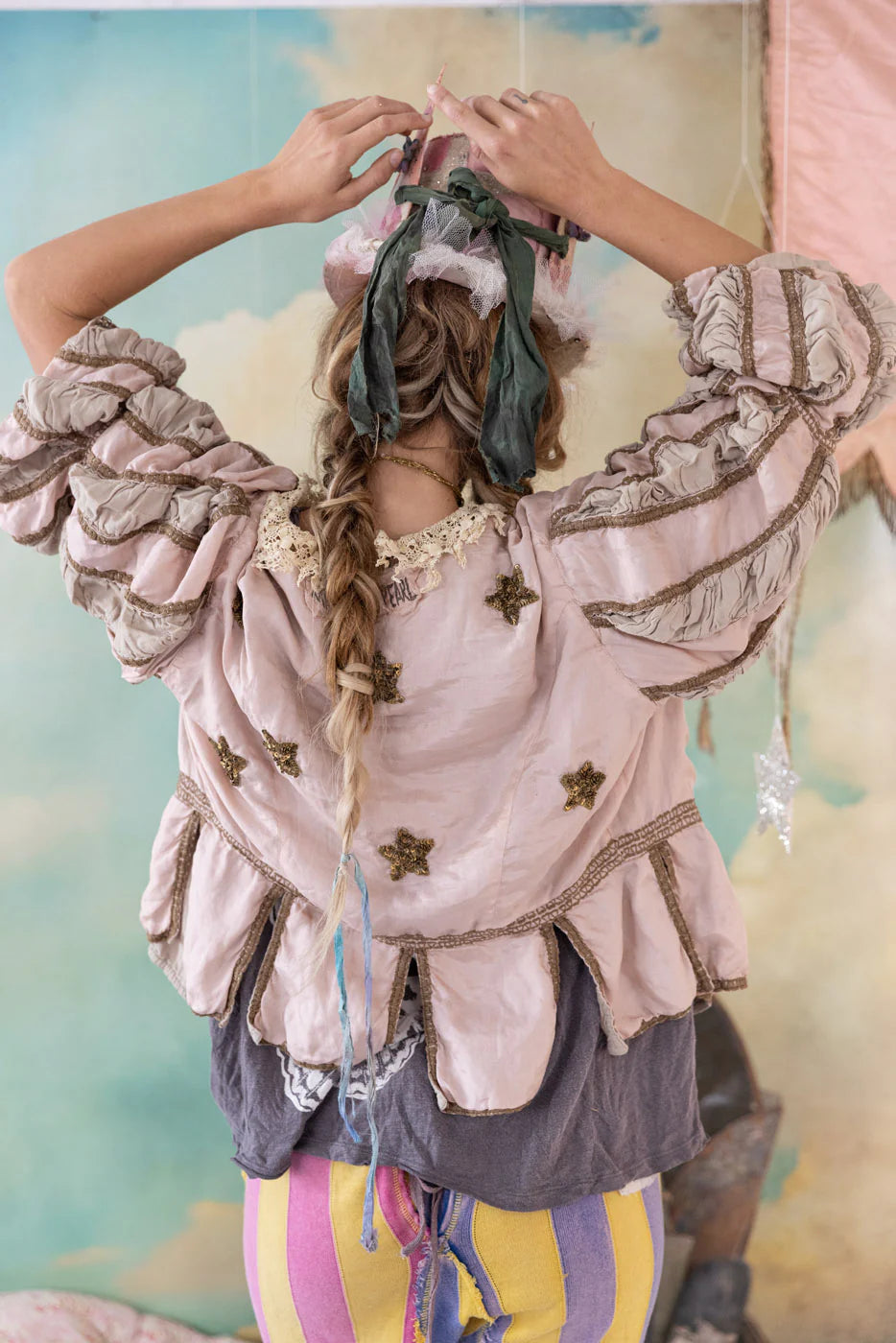 Silk Cropped Monique Jacket