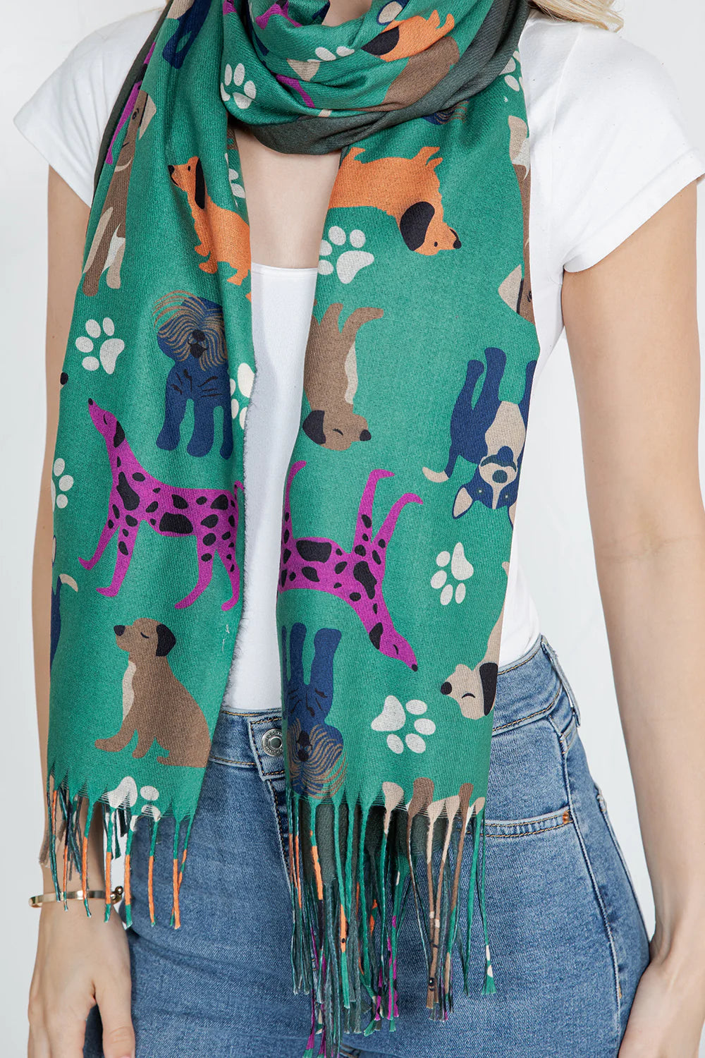 Scarf - Dog Print