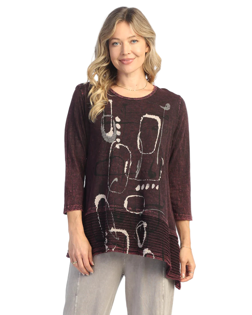 Mineral Washed Tunic Top - Rhythm