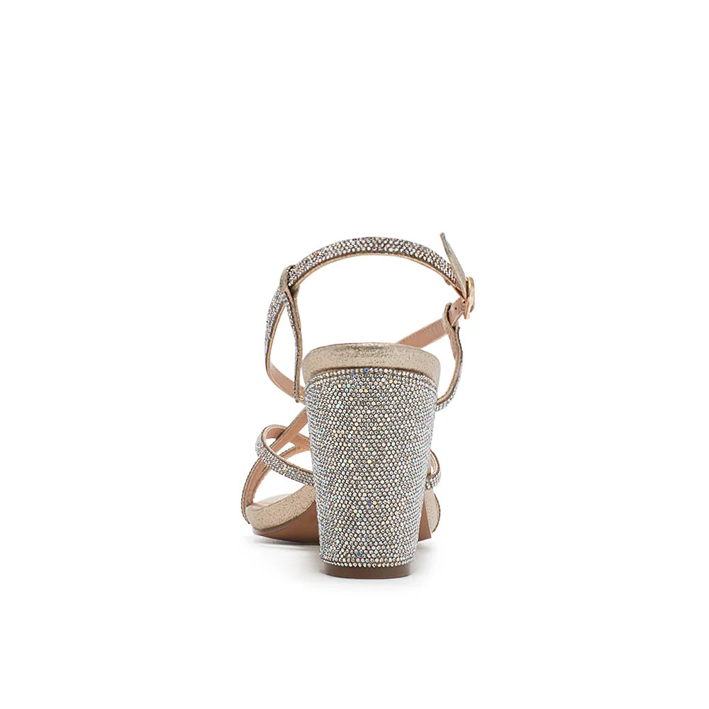 Open Toe, Mid Block Heel Sandals