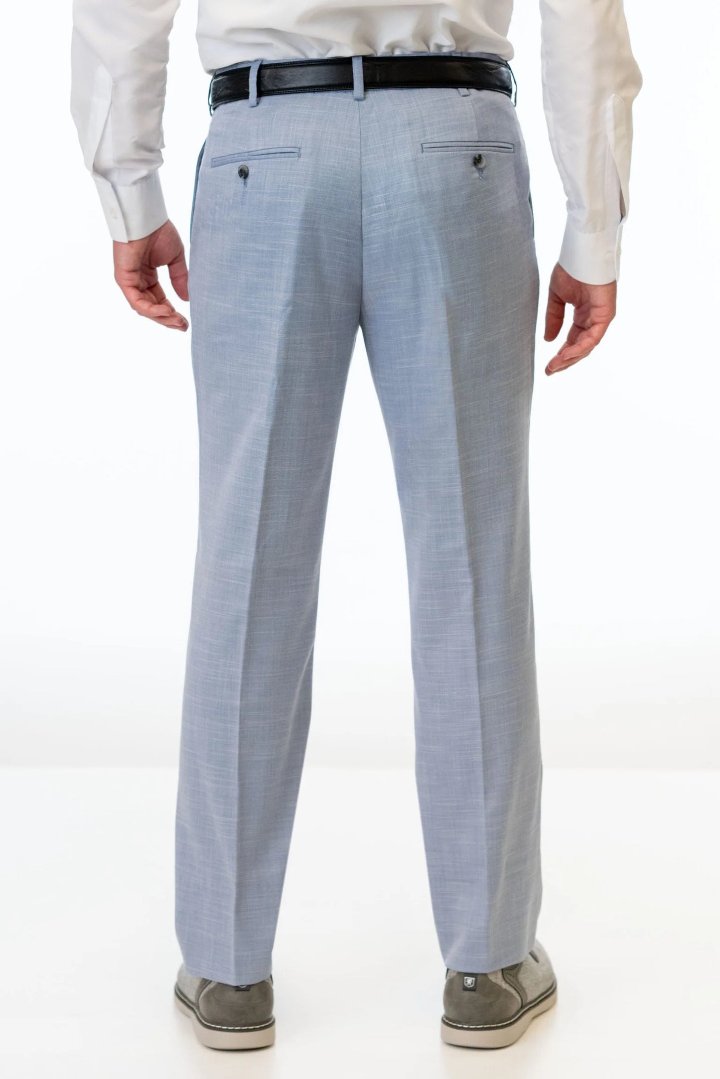 Oxford Blue Slim Fit Suit Pant by Couture 1910