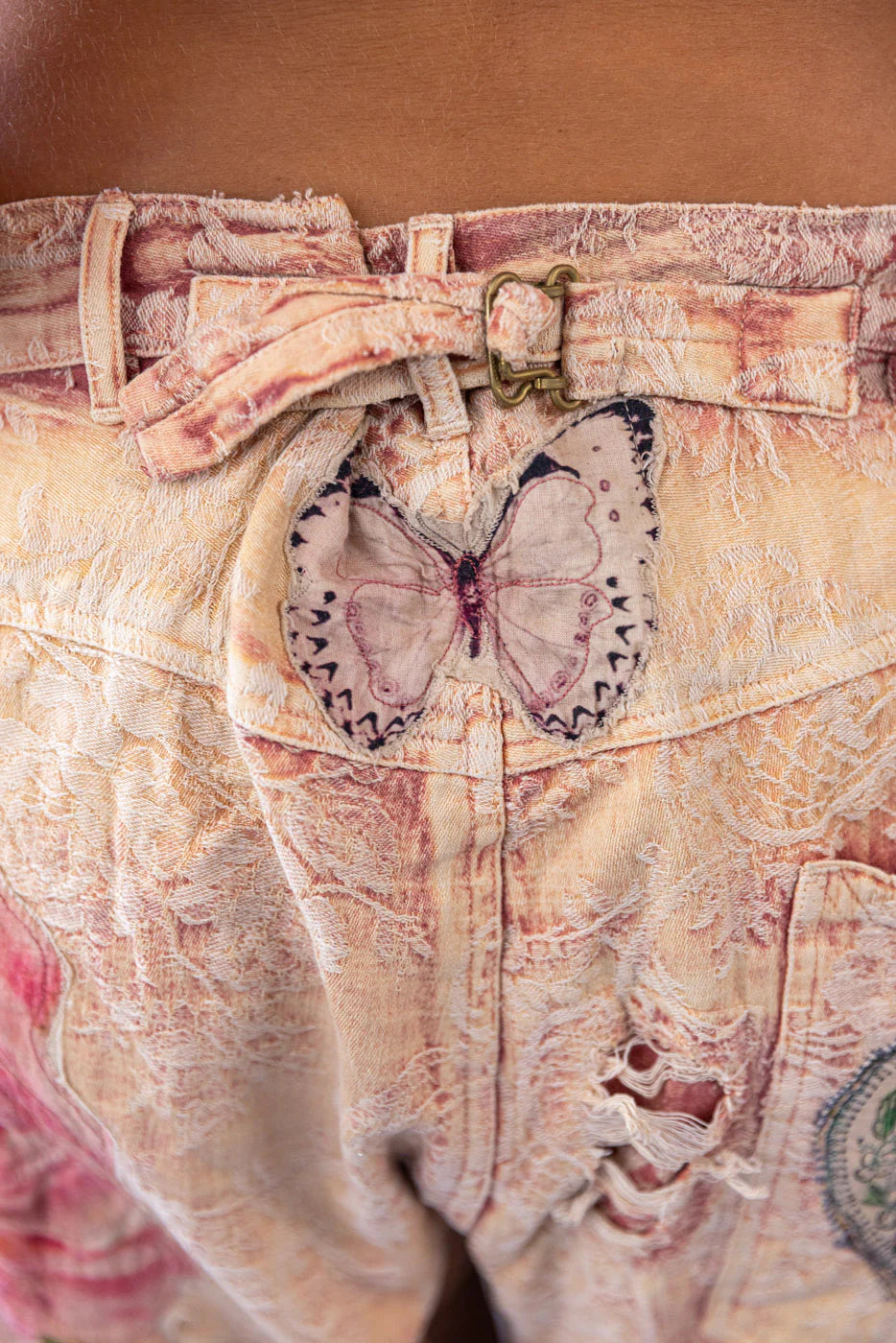 Jacquard Applique Miner Pants