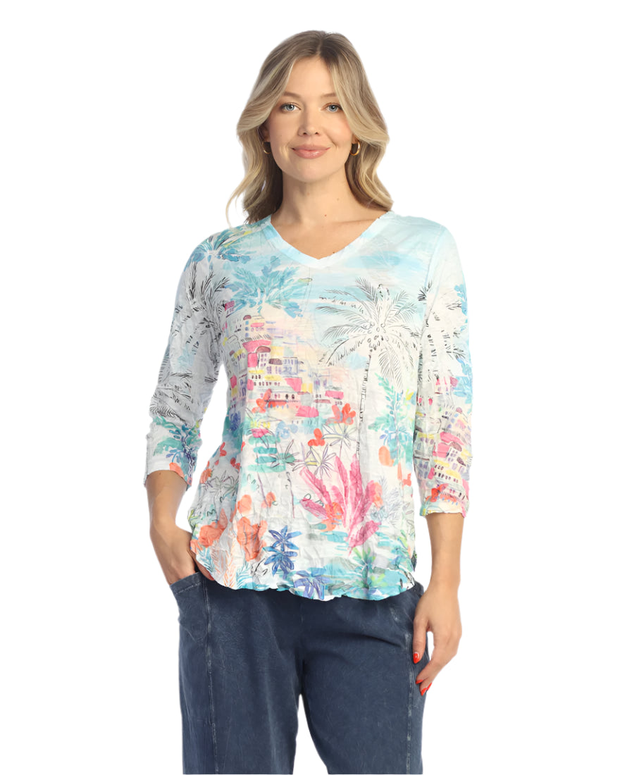 C - Seaside 3/4" Sleeve Top