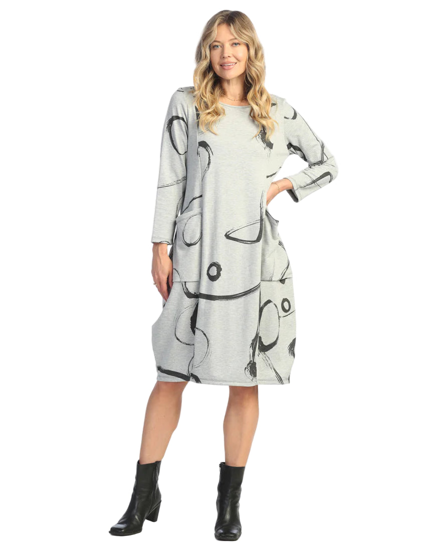 Mineral Washed French Terry Dress- Olivia