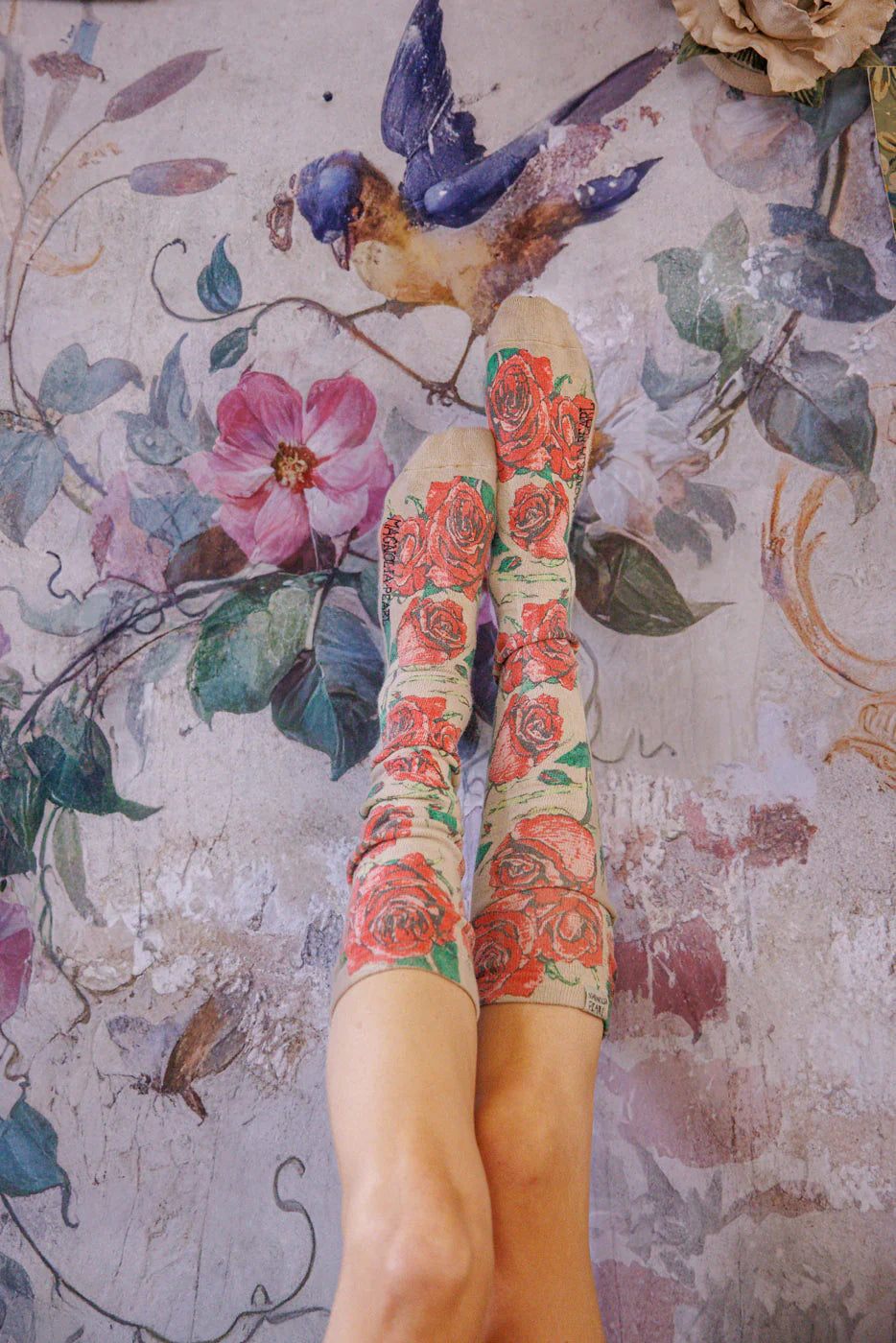 Floral OTK Socks