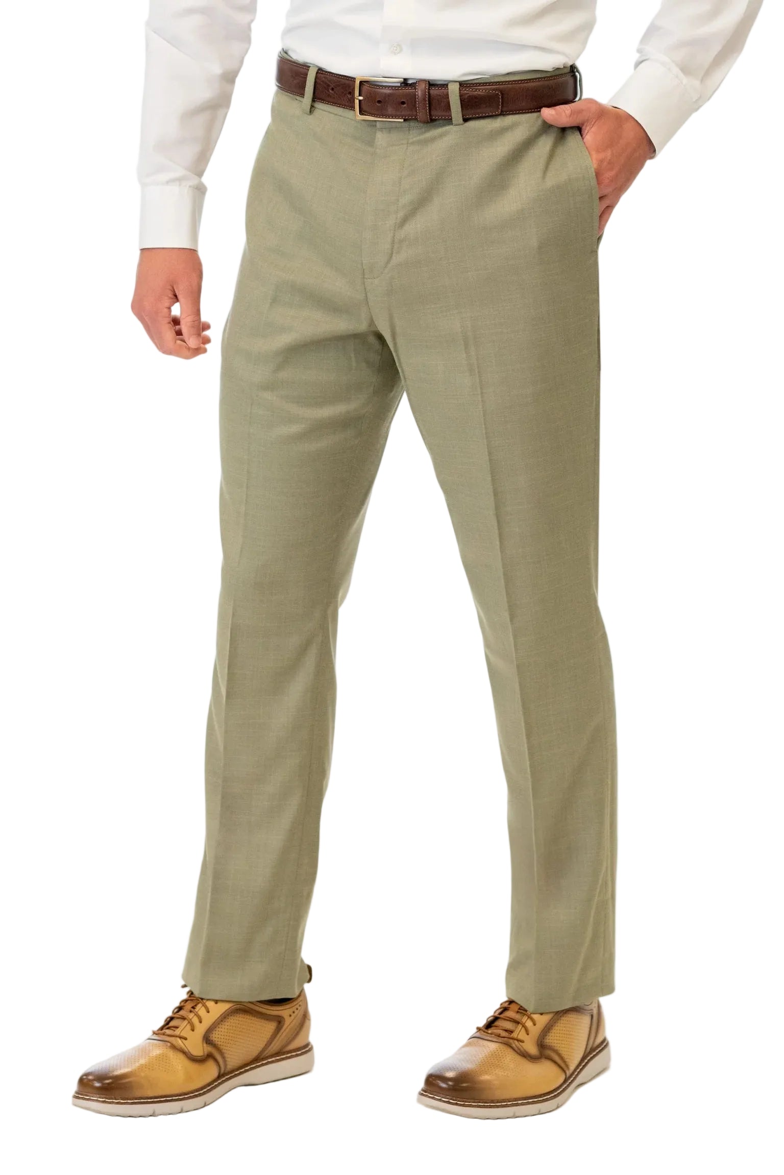 sage green dress pants Slim Fit Suit by Couture 1910 catalogue:fw26 Denifery Emerald Wedding Hair tapered fit Unit of Measure:Box of 20