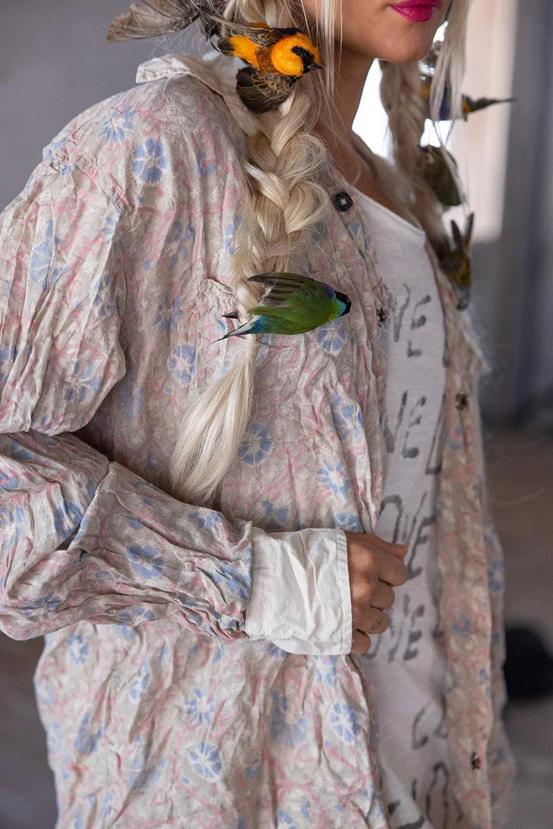 Poplin Collar Boyfriend Shirt