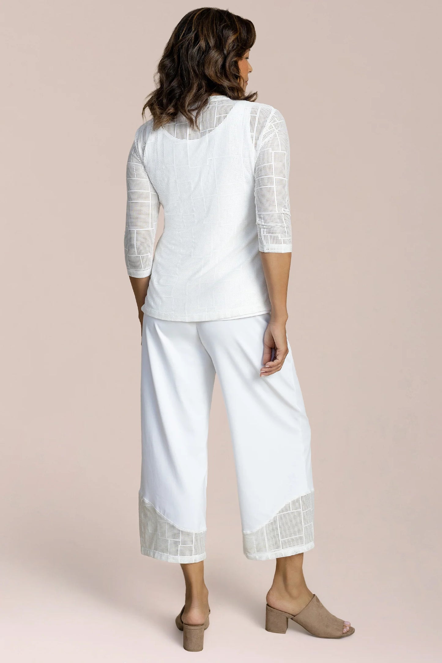 Honeycomb Mesh Everyday T, 3/4 Sleeve