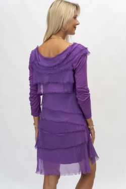 Long Sleeve Ruffle Dress