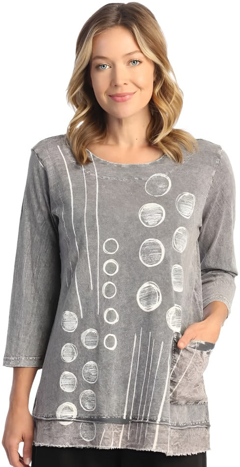 C - Jess and Jane Top, Dots Line