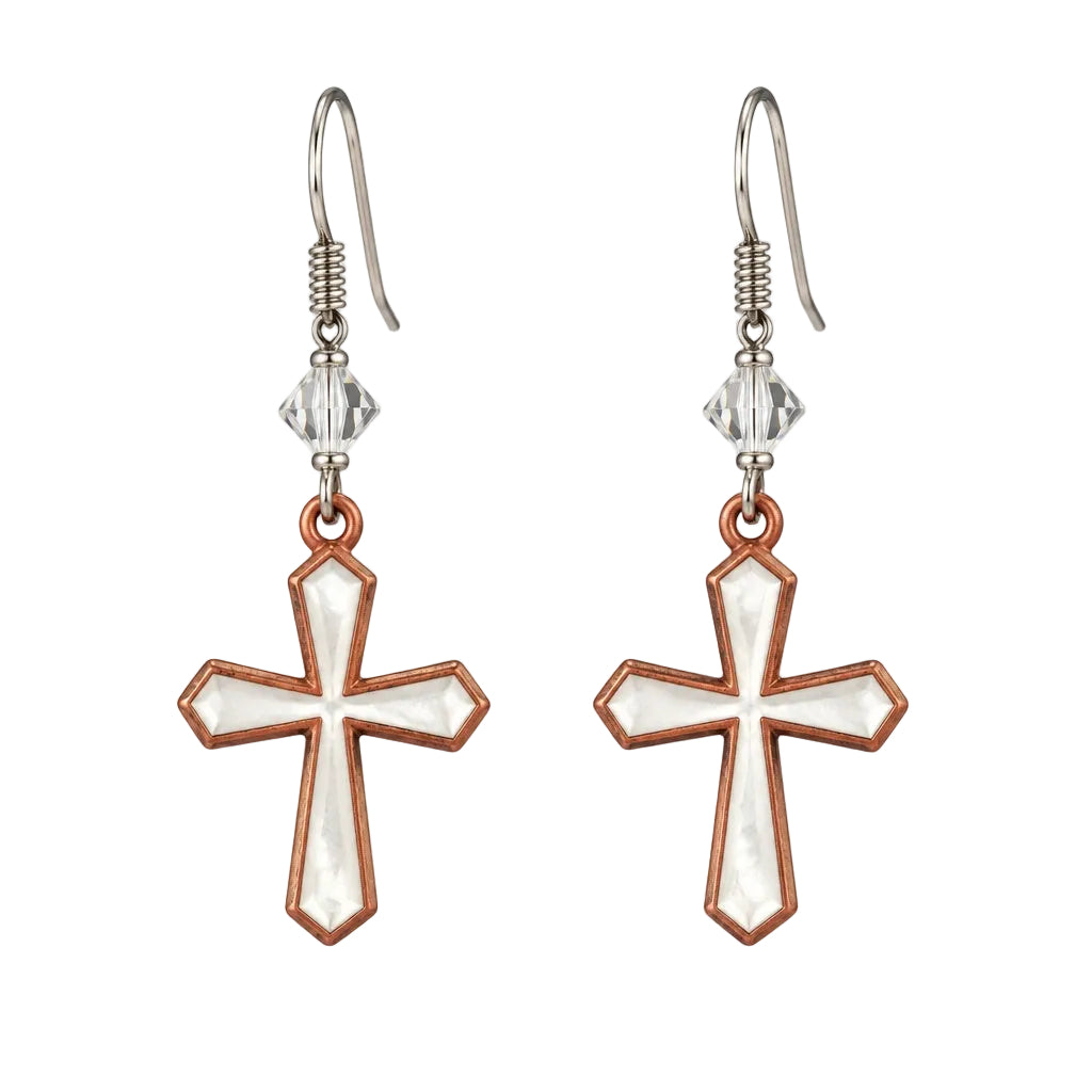 Vicki - Earrings with Cross