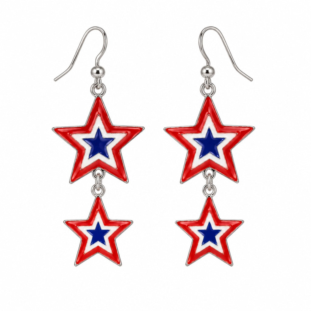 Vicki - Double Star Earrings