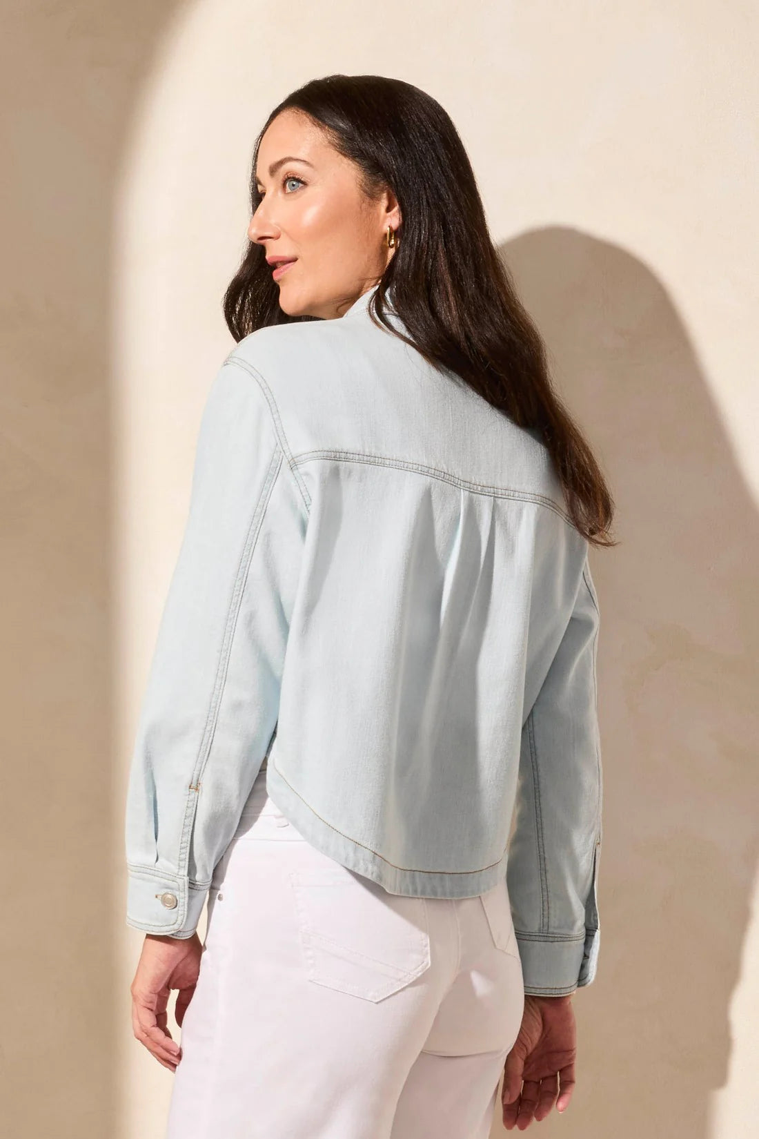 Light Denim Button Front Shirt