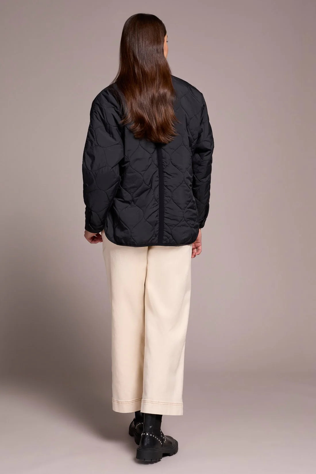 Lightweight Drop Shoulder Quilted Puffer