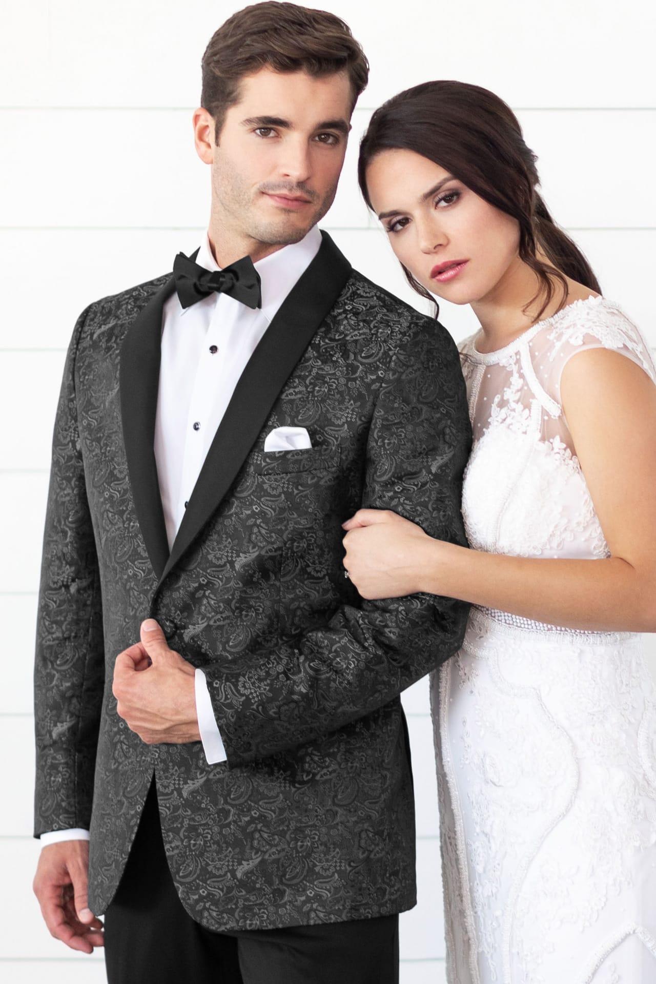 Granite Paisley Aries Tuxedo by Mark of Distinction