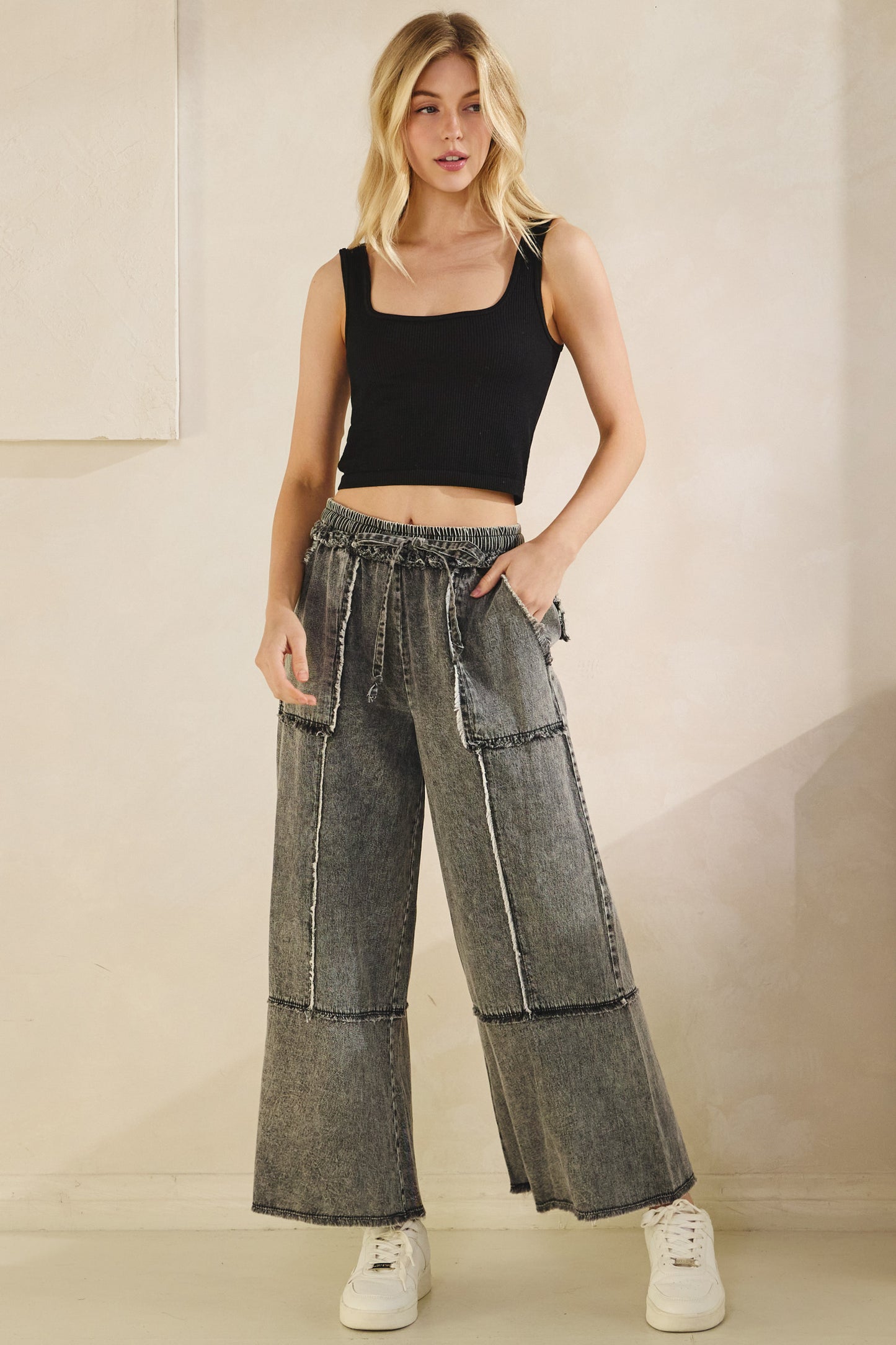 Mineral Washed Pants