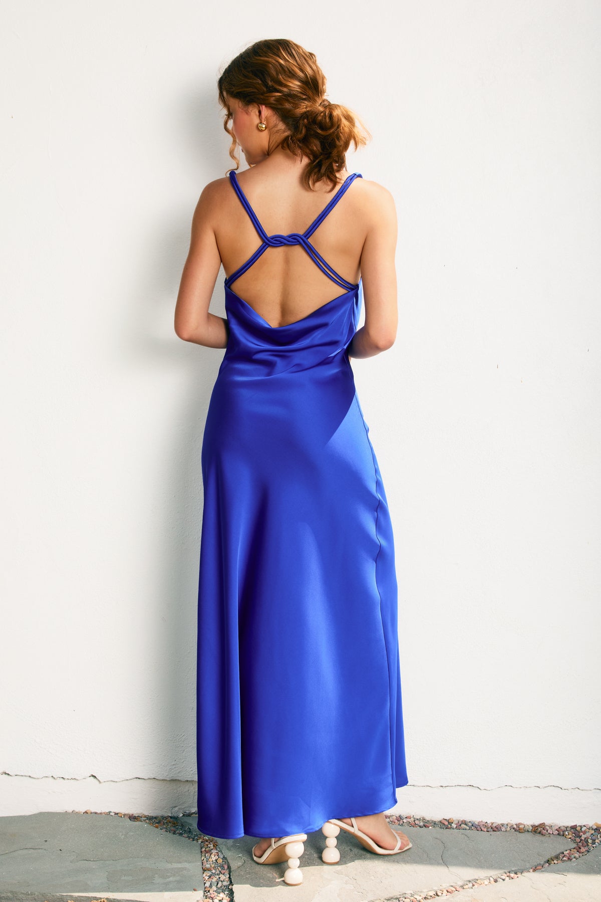 Going Out Twisted Strap Maxi Dress