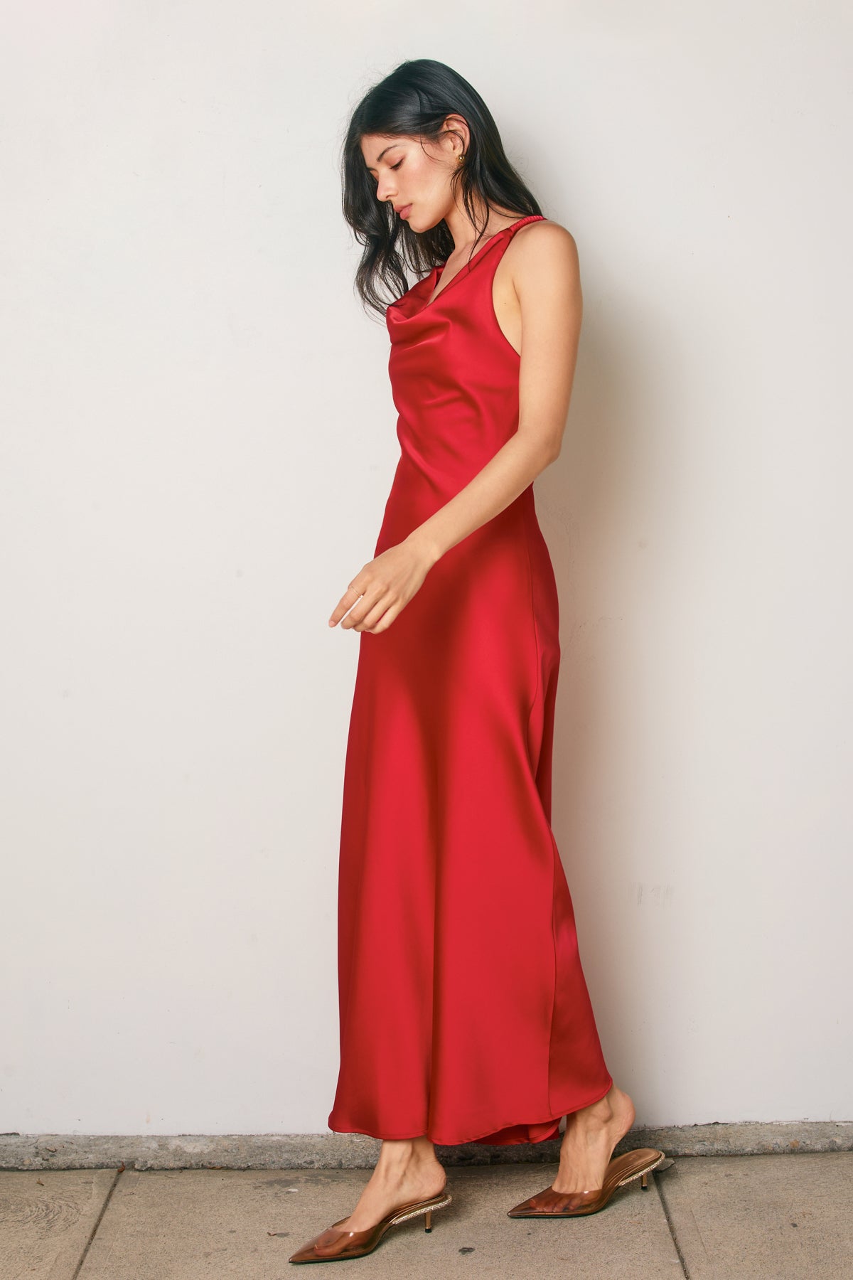 Going Out Twisted Strap Maxi Dress