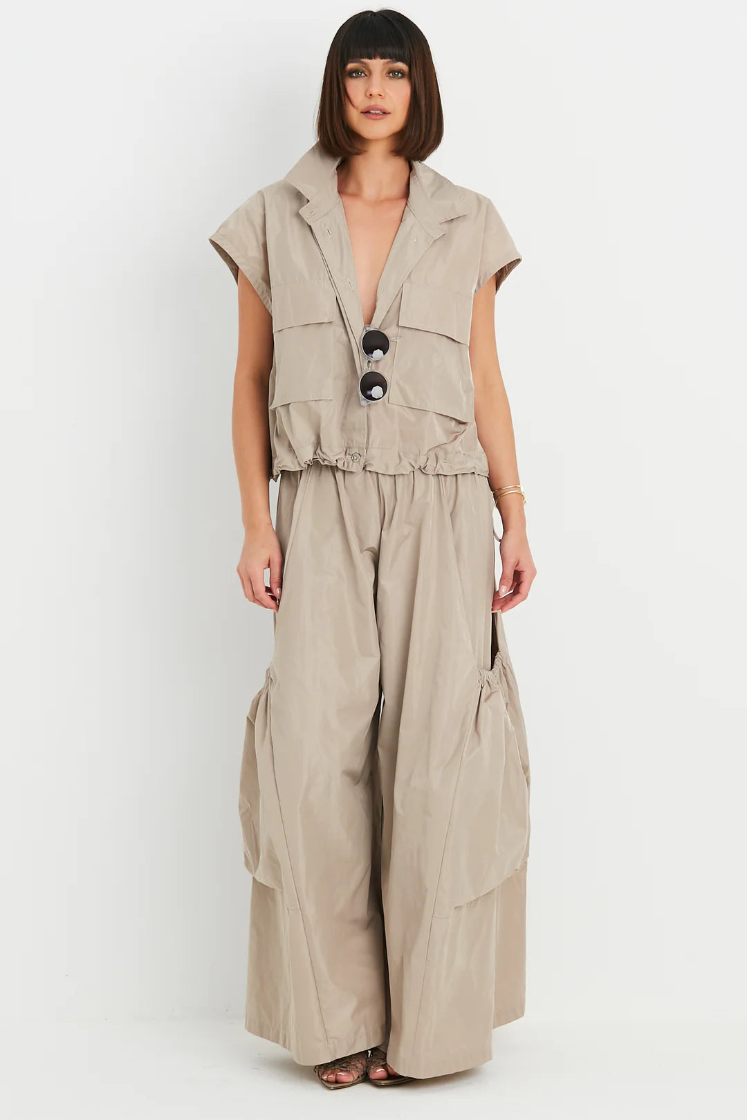 Nylon Big Pocket Pant