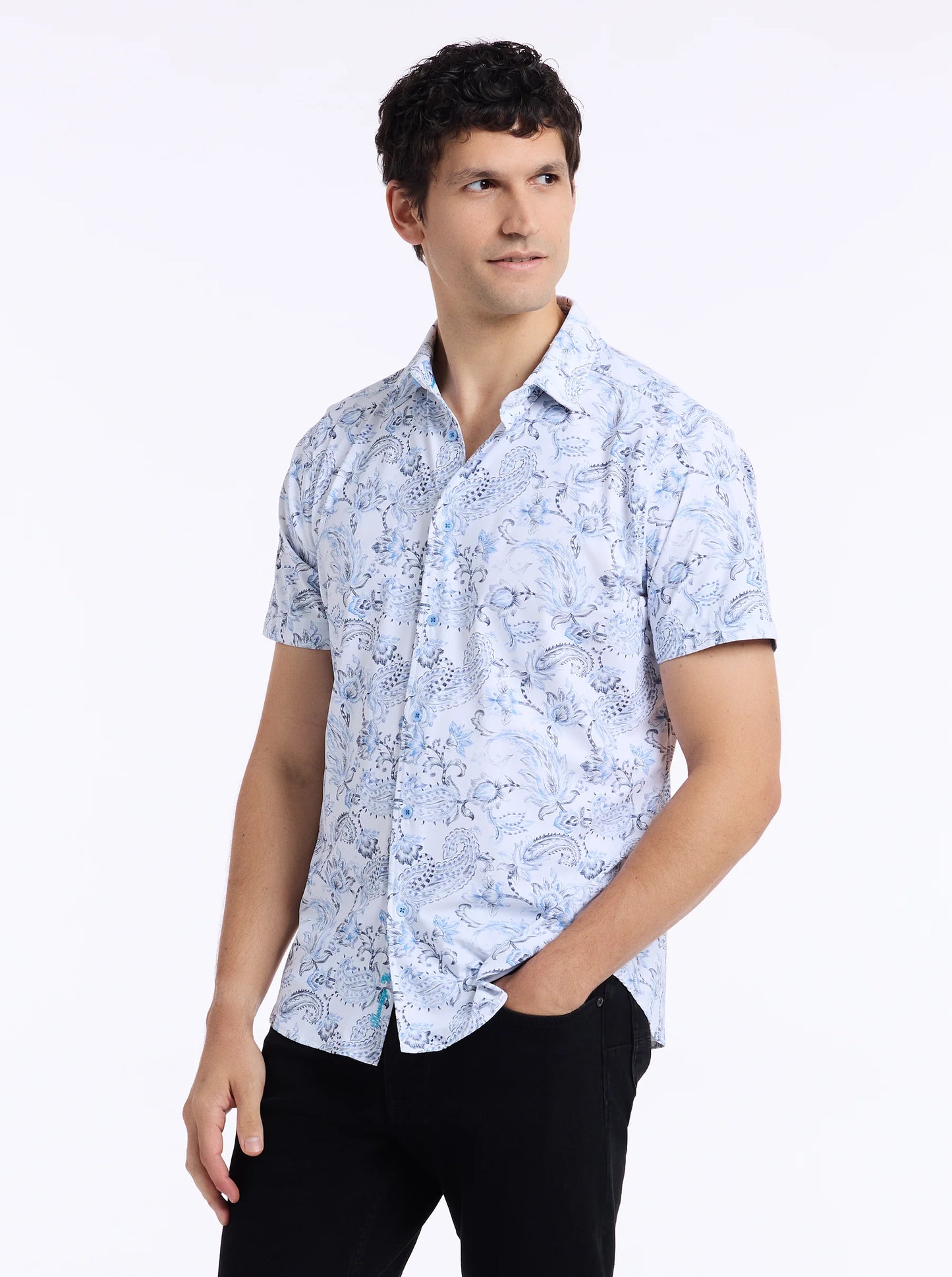 Bascobel S/S Sleeve Button Down Shirt