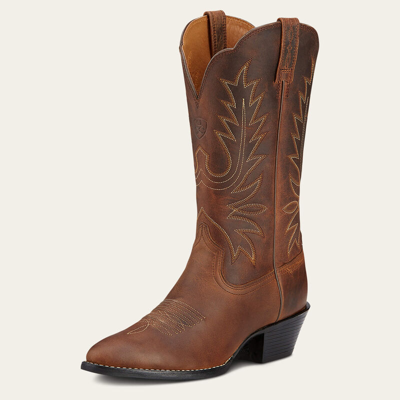 W Heritage R Toe Western Boot