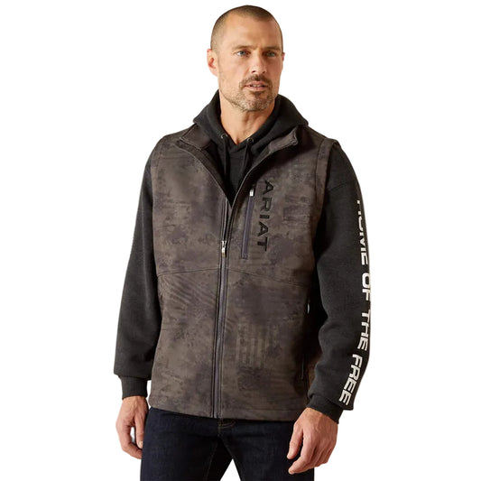 MNS Patriot Flag Softshell Vest