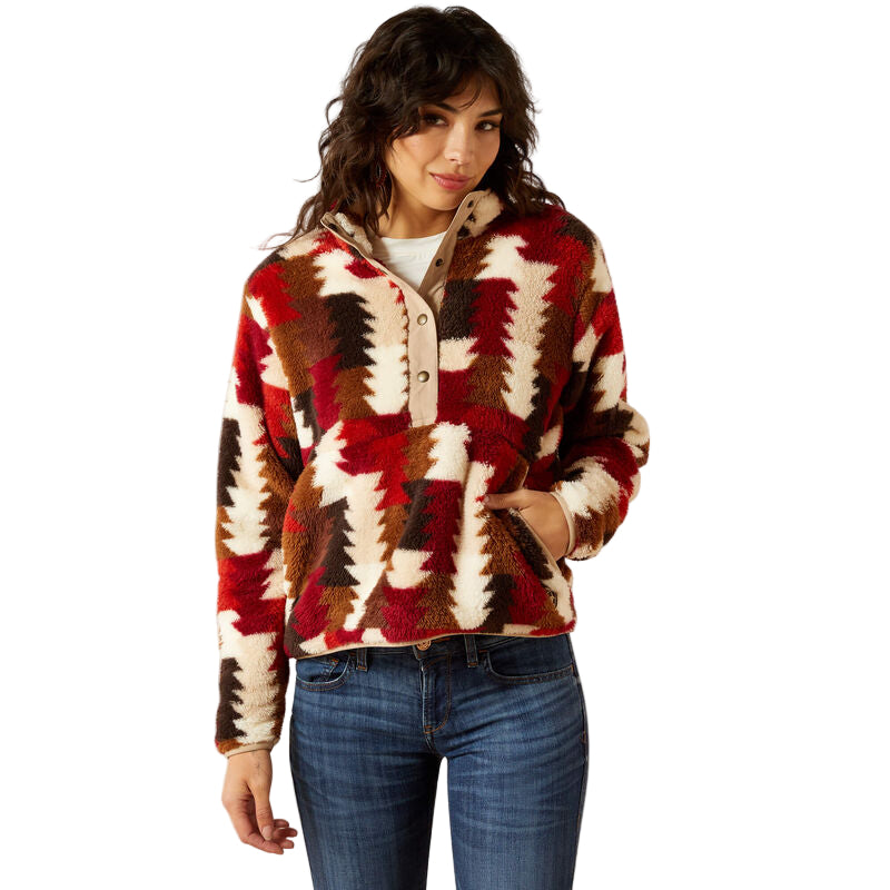 Berber Snap Front Sweatshirt