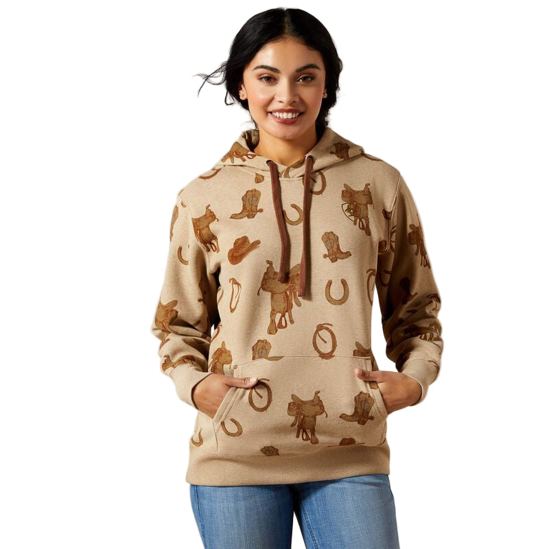 WMS Ariat Logo 2.0 Printed Hoodie