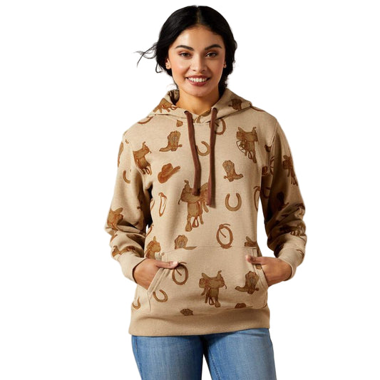 WMS Ariat Logo 2.0 Printed Hoodie