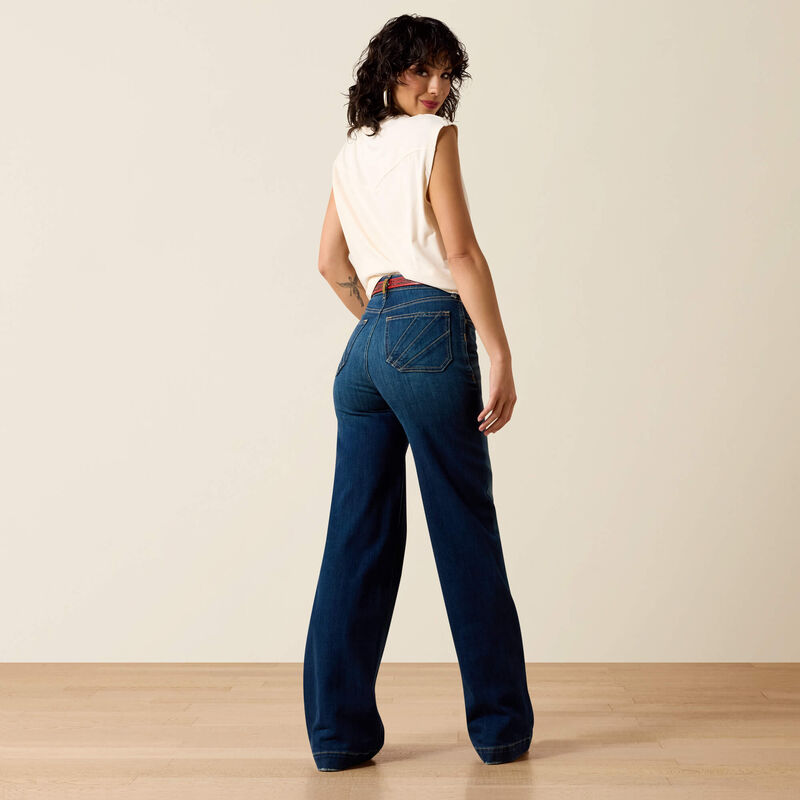 WMS Ultra High Rise Penelope Wide Leg Jeans