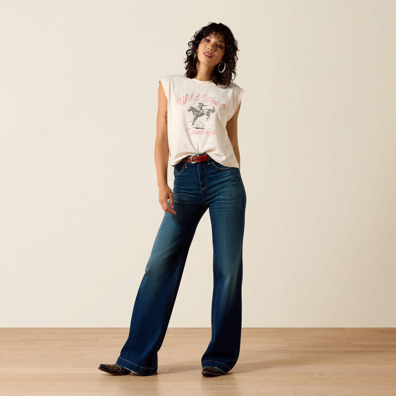 WMS Ultra High Rise Penelope Wide Leg Jeans