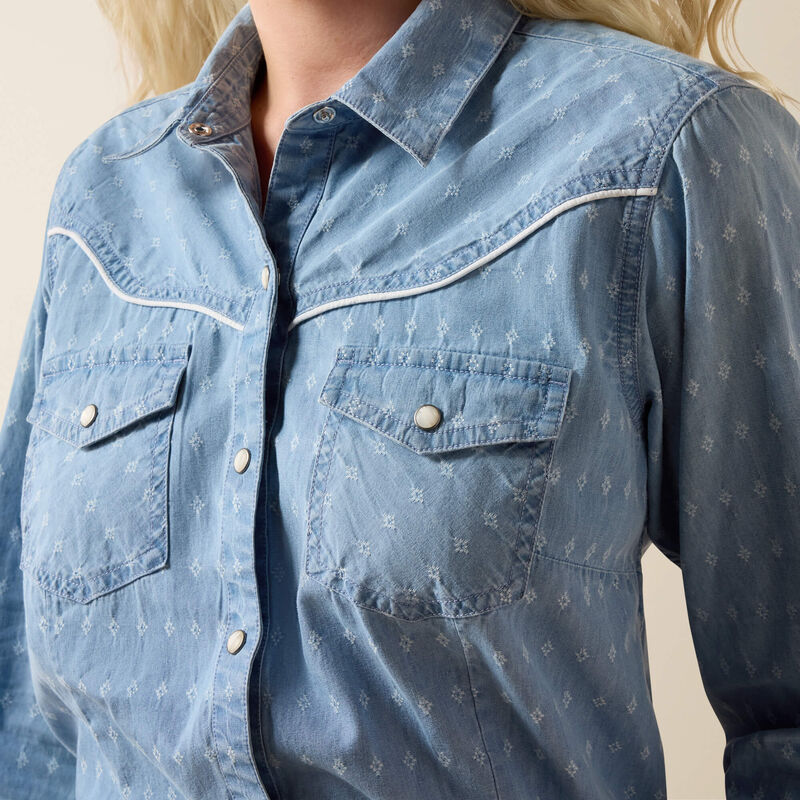 WMS Jade Western Snap Shirt