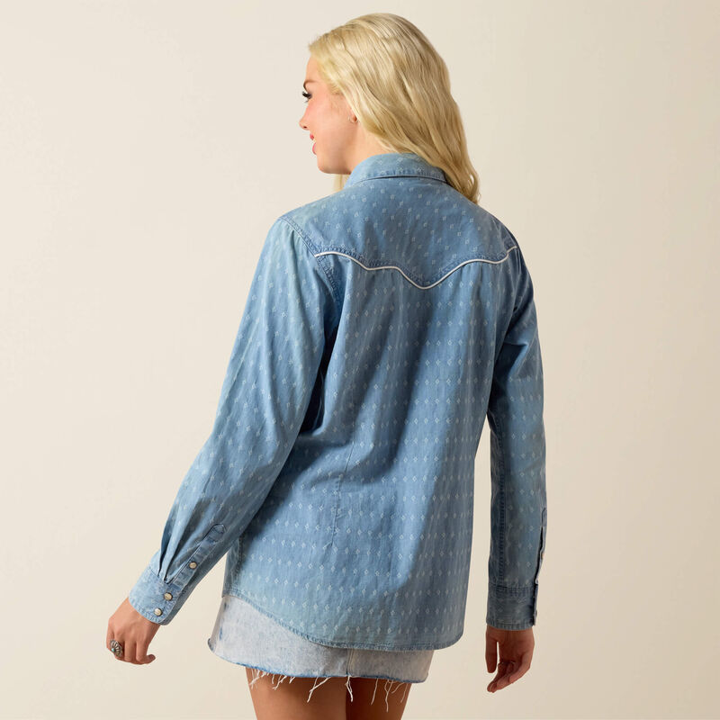 WMS Jade Western Snap Shirt