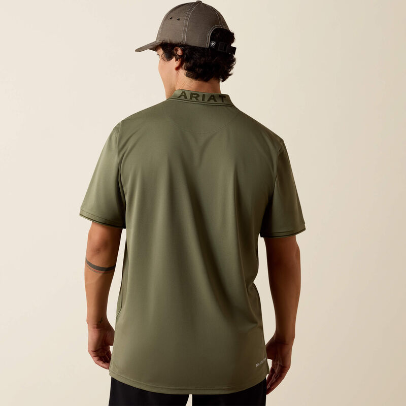 MNS Logo Fitted Polo