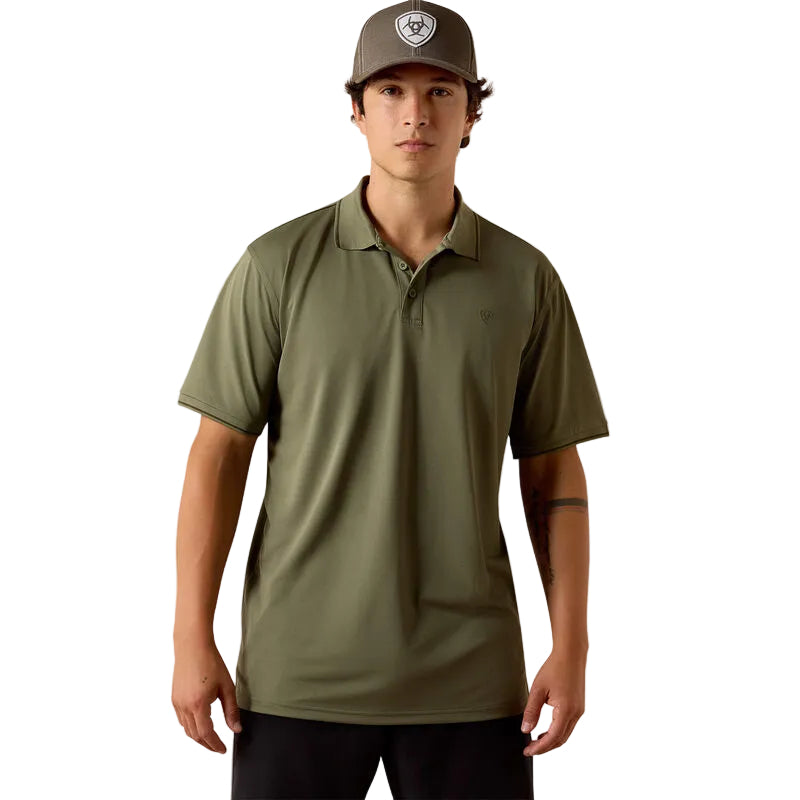 MNS Logo Fitted Polo