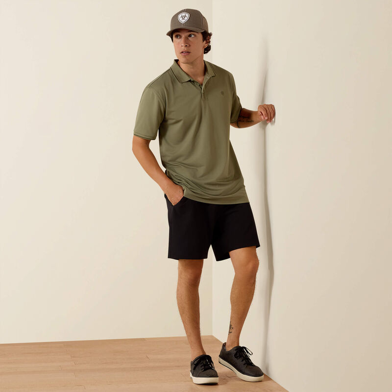 MNS Logo Fitted Polo
