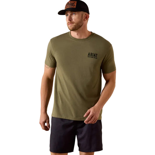 MNS Ariat Outline Shop T-Shirt